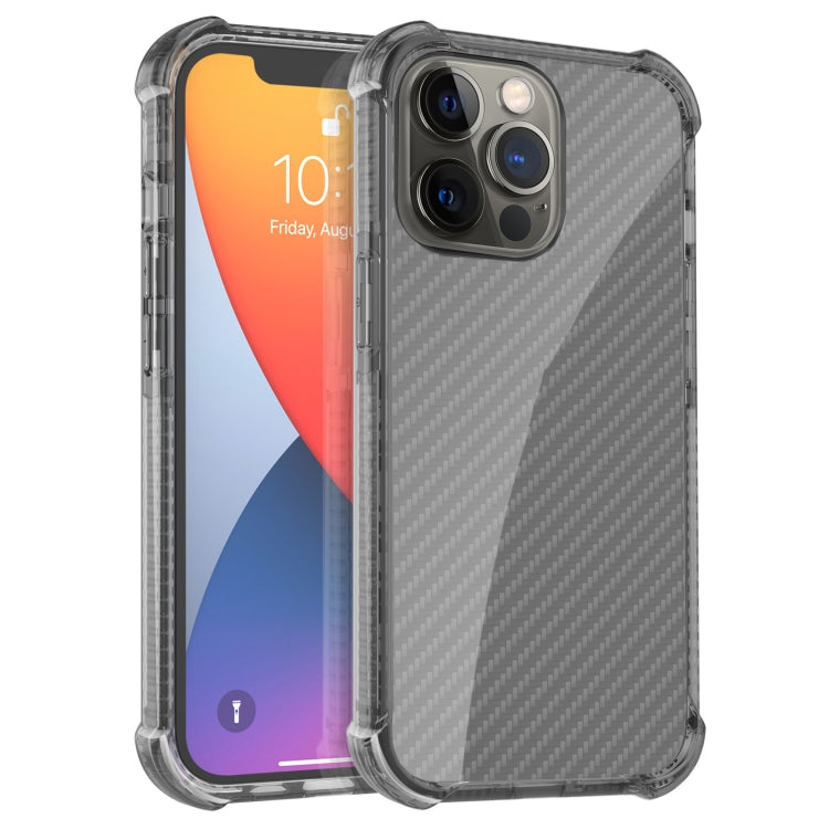 Carbon Fiber Texture Four-corner Shockproof Phone Case, For iPhone 13 Pro Max, For iPhone 13 Pro, For iPhone 13, For iPhone 13 mini