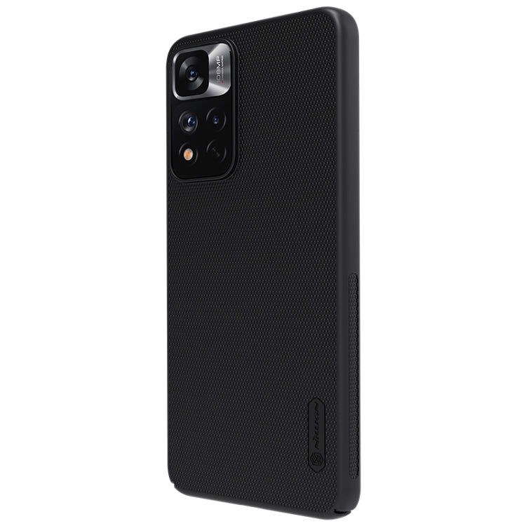 For Xiaomi Redmi Note 11 Pro Glogal / 11 Pro Glogal 5G / 11 Pro+ 5G India / 11E Pro 5G NILLKIN Frosted Concave-convex Texture PC Case (Black)
