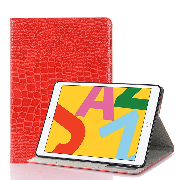 For iPad 10.2 / 10.5 Crocodile Texture Horizontal Flip Leather Case with Holder & Card Slots & Wallet, For iPad 10.2 / 10.5