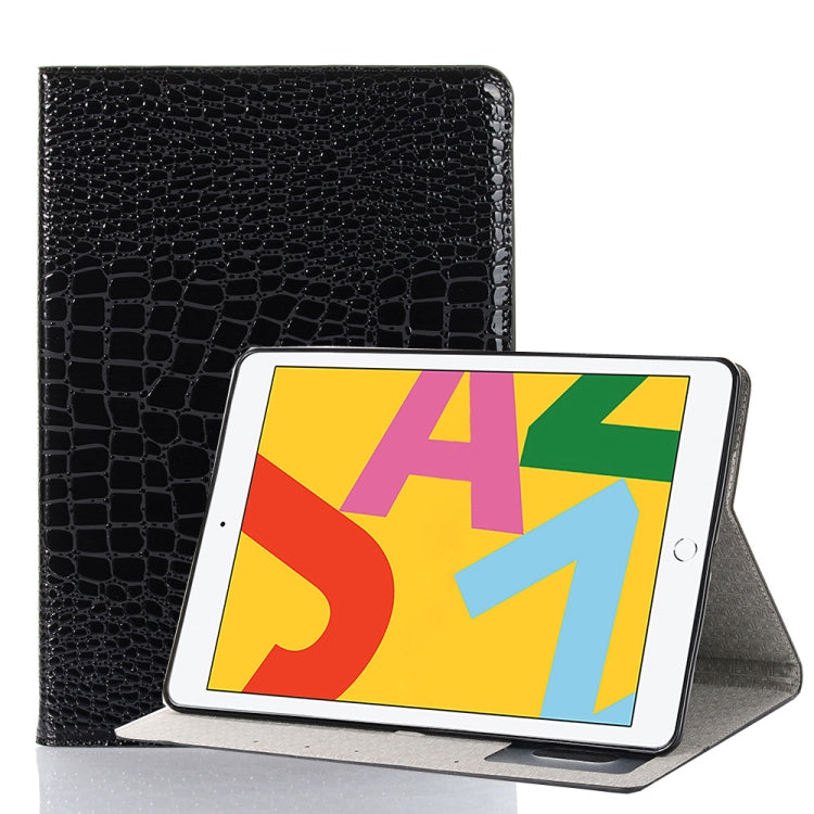 For iPad 10.2 / 10.5 Crocodile Texture Horizontal Flip Leather Case with Holder & Card Slots & Wallet, For iPad 10.2 / 10.5