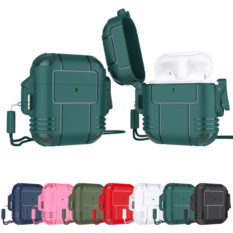 Étui de protection anti-rayures en TPU pour écouteurs avec cordon