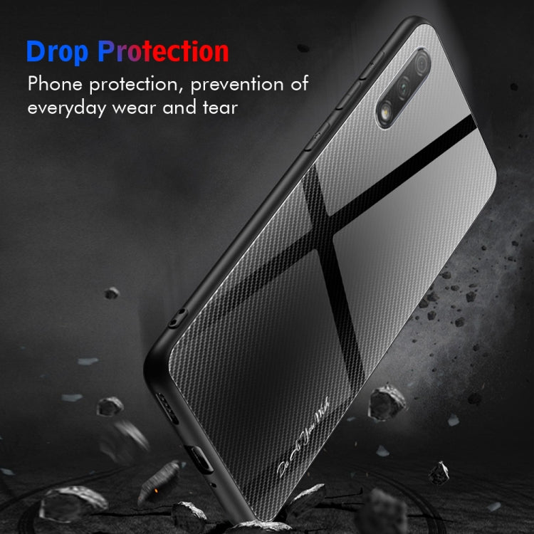 Texture Gradient Glass Protective Case, For Honor 9X, For OnePlus 7, For Huawei Mate 30 Pro, For Huawei P30 Pro