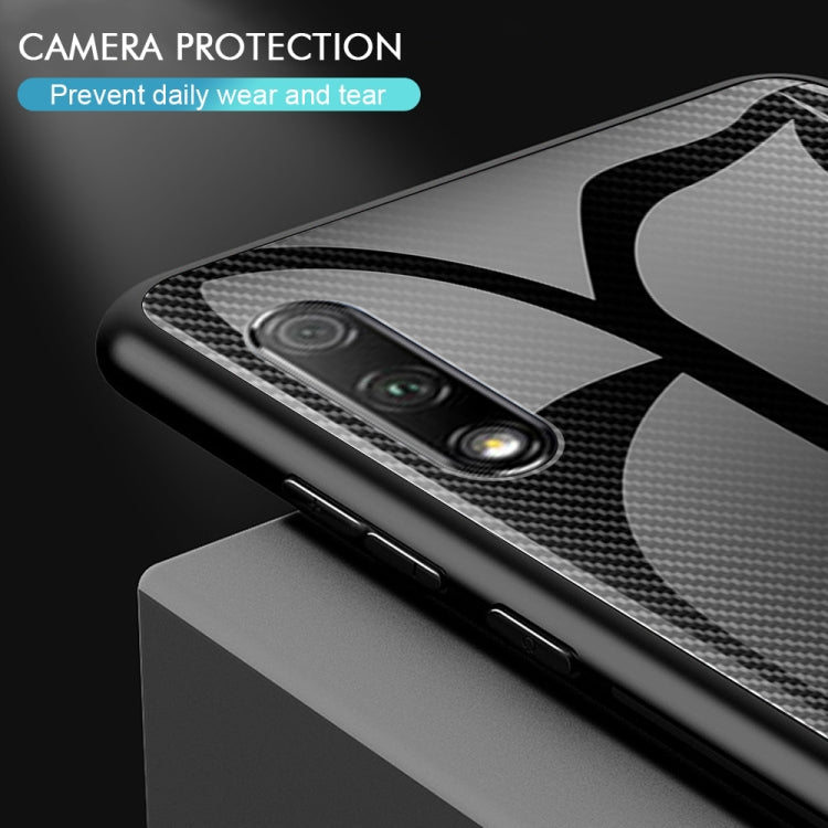 Texture Gradient Glass Protective Case, For Honor 9X, For OnePlus 7, For Huawei Mate 30 Pro, For Huawei P30 Pro