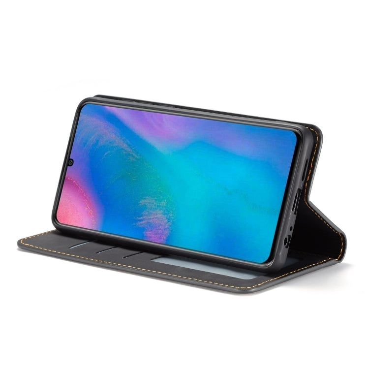 Forwenw Dream Series Oil Edge Strong Magnetism Horizontal Flip Leather Case with Holder & Card Slots & Wallet & Photo Frame, For Huawei P30, For Huawei P30 Lite, For Huawei P30 Pro, For Galaxy A10 / M10, For Galaxy A20, For Galaxy A30