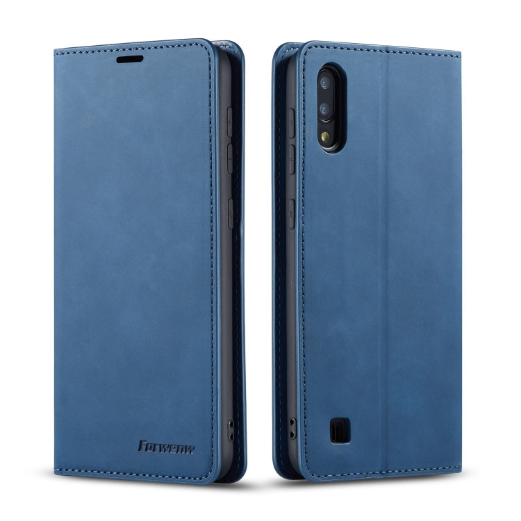 Forwenw Dream Series Oil Edge Strong Magnetism Horizontal Flip Leather Case with Holder & Card Slots & Wallet & Photo Frame, For Huawei P30, For Huawei P30 Lite, For Huawei P30 Pro, For Galaxy A10 / M10, For Galaxy A20, For Galaxy A30