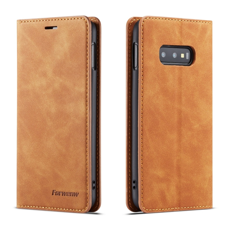 Forwenw Dream Series Oil Edge Strong Magnetism Horizontal Flip Leather Case with Holder & Card Slots & Wallet & Photo Frame, For Galaxy S9+, For Galaxy S10, For Galaxy S10+, For Galaxy S10e, For iPhone 6s / 6, For iPhone 6s Plus / 6 Plus