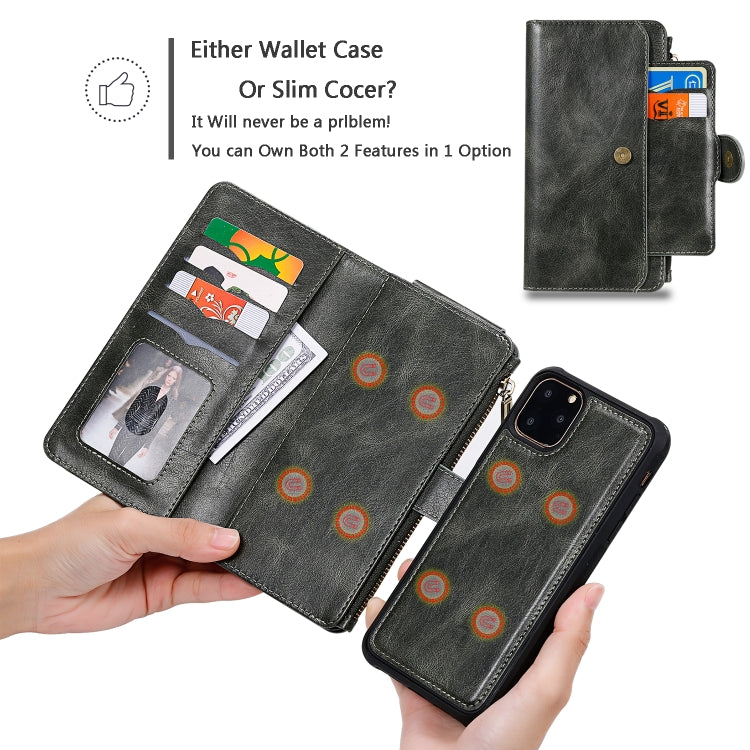 Retro Multifunctional Horizontal Flip PU Leather Case with Card Slot & Holder & Wallet & Photo Frame