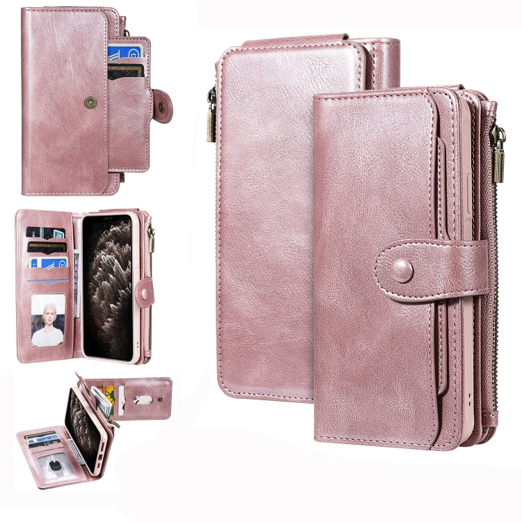 Retro Multifunctional Horizontal Flip PU Leather Case with Card Slot & Holder & Wallet & Photo Frame