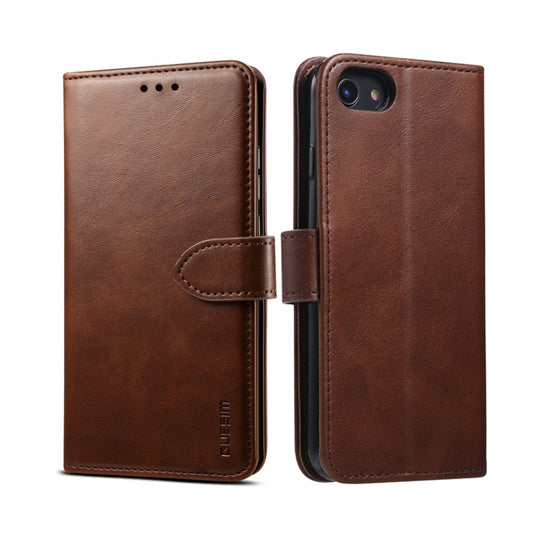 GUSSIM magnetic leather flip case with card slots and wallet for iPhone