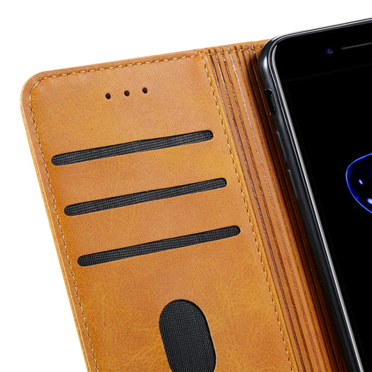 Close-up of card slots and cash pocket inside GUSSIM iPhone case