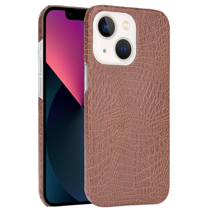 Crocodile PU + PC Phone Case, For iPhone 13 mini, For iPhone 13, For iPhone 13 Pro