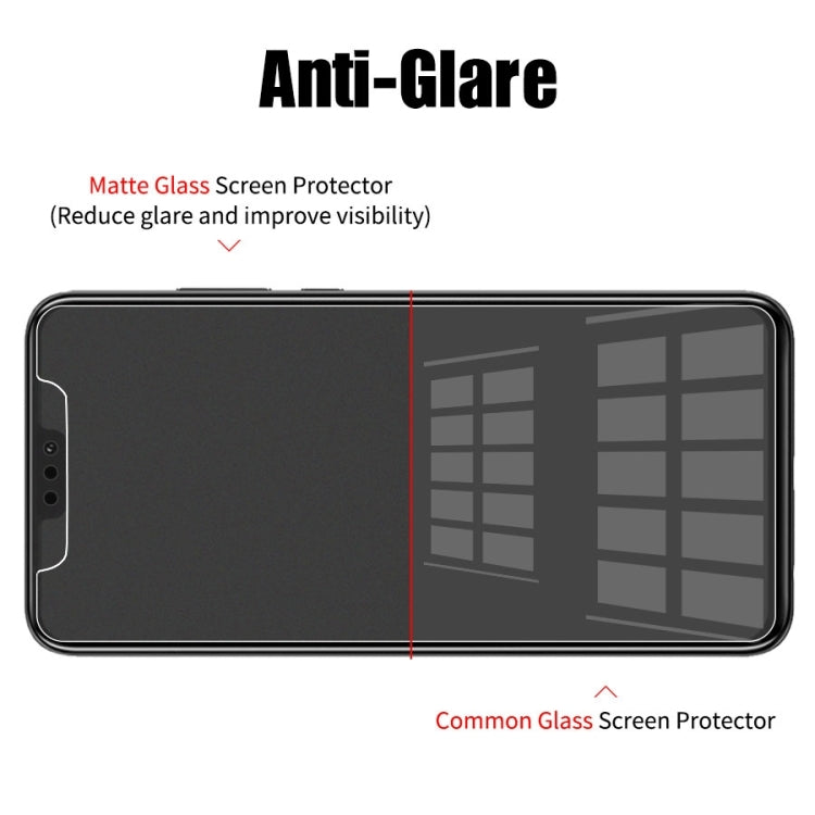 For iPhone 16e / 13 / 13 Pro 10pcs Transparent Frosted Full Screen Tempered Glass Film