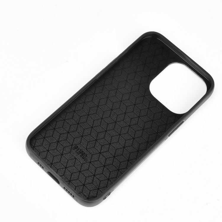 Sewing Cow Leather Soft PC Case, For iPhone 13, For iPhone 13 Pro, For iPhone 13 Pro Max