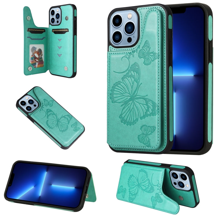 Butterfly Embossing Pattern Shockproof Phone Case, For iPhone 13 Pro Max, For iPhone 13 Pro, For iPhone 13