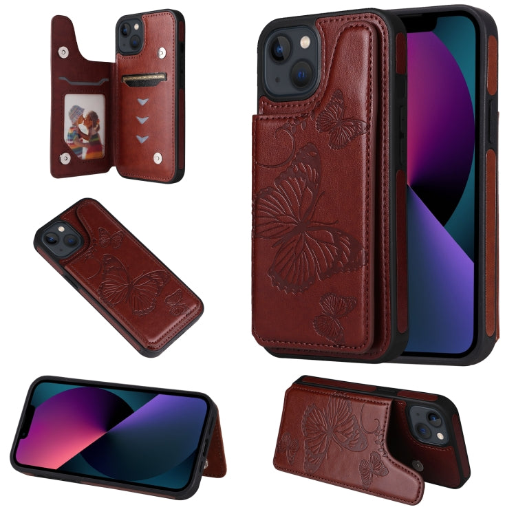 Butterfly Embossing Pattern Shockproof Phone Case, For iPhone 13 Pro Max, For iPhone 13 Pro, For iPhone 13