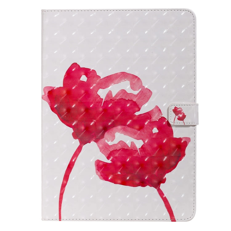 Étui à rabat horizontal en cuir avec motif 3D coloré pour iPad mini 6