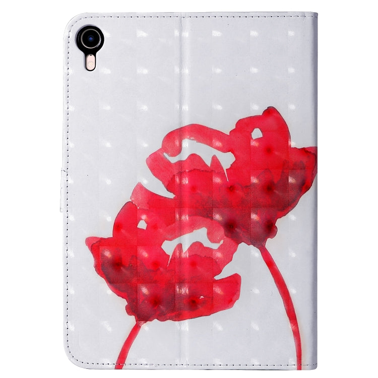 Étui à rabat horizontal en cuir avec motif 3D coloré pour iPad mini 6