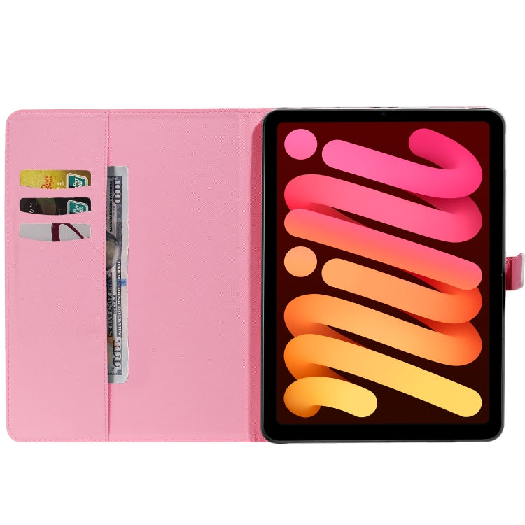 3D Colored Drawing Horizontal Flip Leather Tablet Case, For iPad mini 6