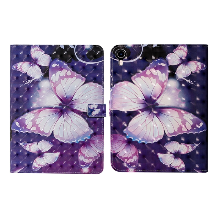 Étui à rabat horizontal en cuir avec motif 3D coloré pour iPad mini 6