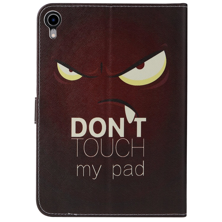 Étui à rabat horizontal en cuir pour tablette iPad mini 6, motif dessin coloré