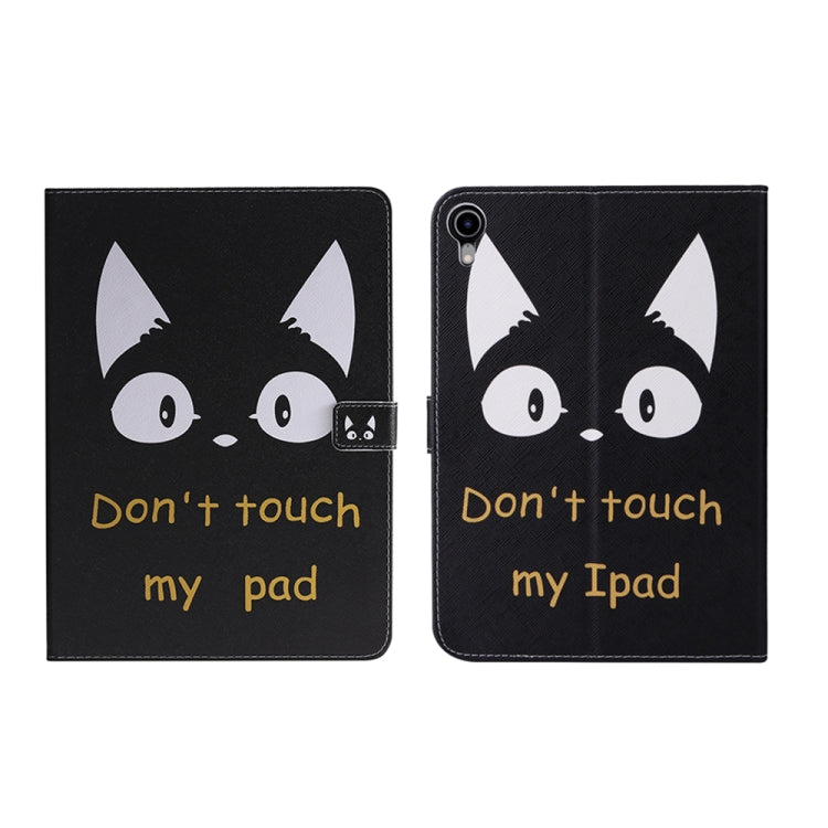 Étui à rabat horizontal en cuir pour tablette iPad mini 6, motif dessin coloré