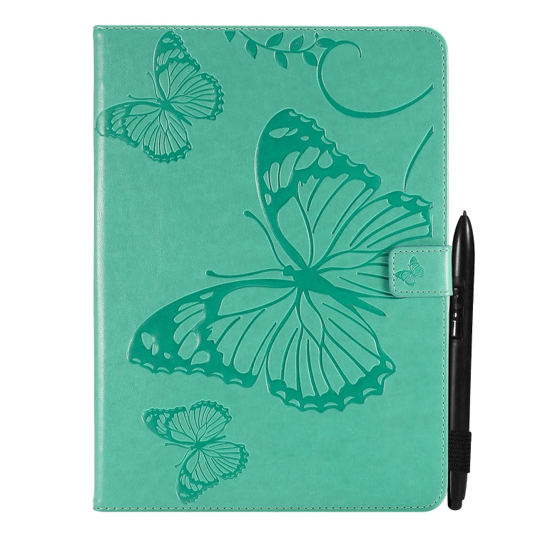 Pressed Printing Butterfly Pattern Horizontal Flip Leather Tablet Case, For iPad mini 6