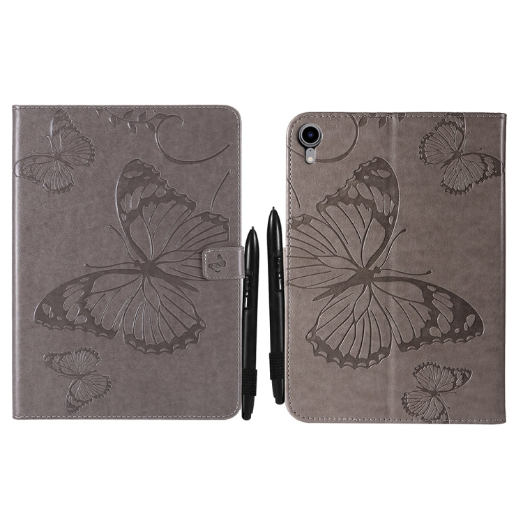 Pressed Printing Butterfly Pattern Horizontal Flip Leather Tablet Case, For iPad mini 6