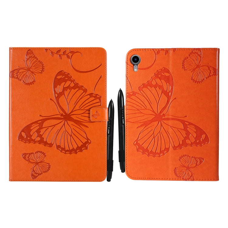 Pressed Printing Butterfly Pattern Horizontal Flip Leather Tablet Case, For iPad mini 6