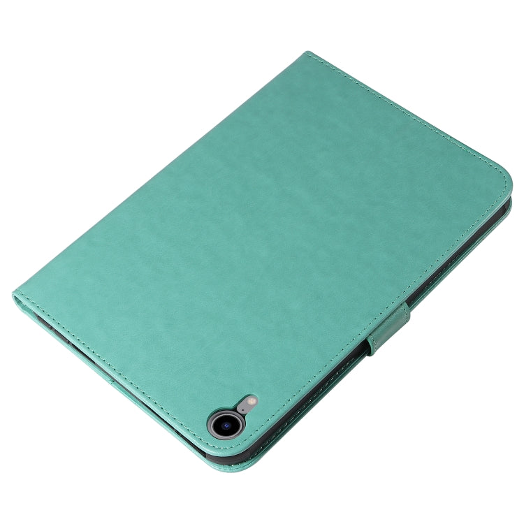 Pressed Printing Woman and Cat Pattern Horizontal Flip Leather Tablet Case, For iPad mini 6