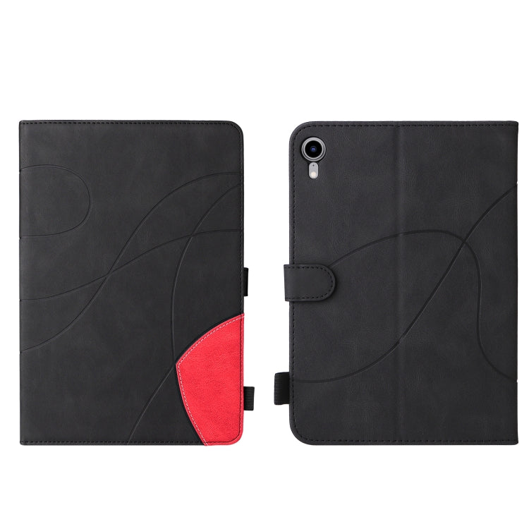 Dual-color Splicing Horizontal Flip Leather Tablet Case, For iPad mini 6