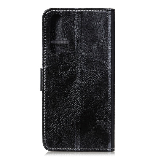Galaxy S20 phone case open showing card slots and photo frame functionality