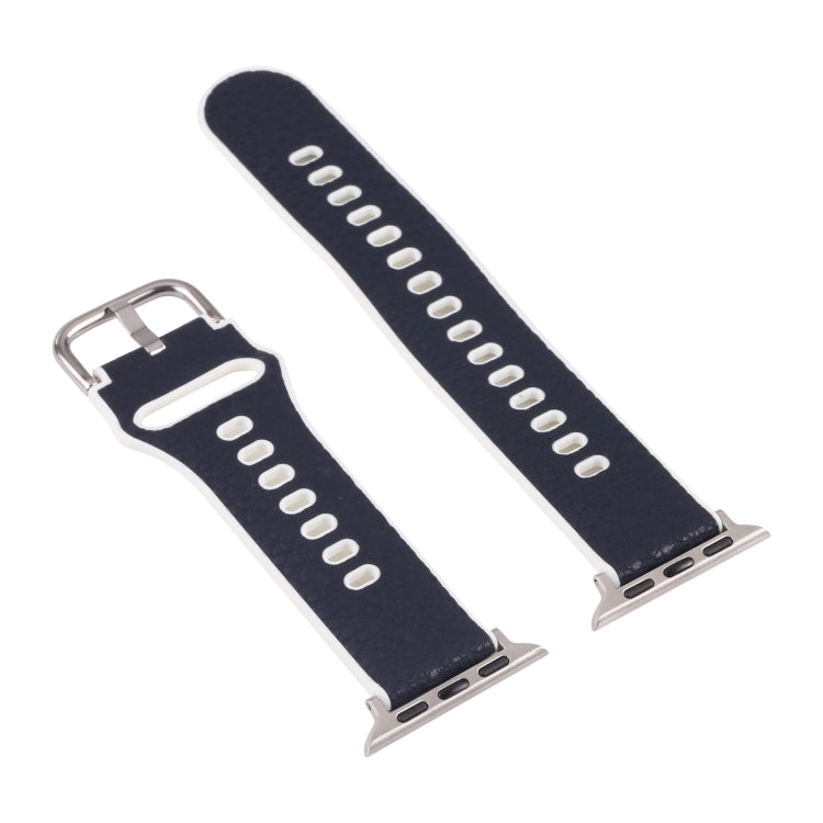 Litchi TPU Watchband For Apple Watch Series, 7 41mm / 6&SE&5&4 40mm / 3&2&1 38mm, 7 45mm / 6&SE&5&4 44mm / 3&2&1 42mm