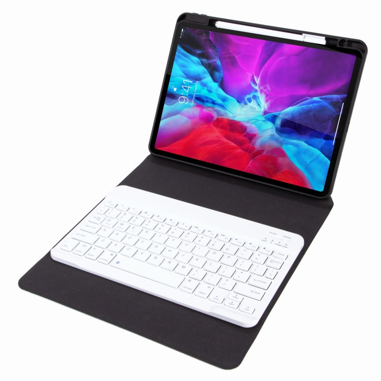 H-102 Bluetooth Keyboard Leather Case with Rear Three-fold Holder, For iPad 10.2 2020 & 2019 / Pro 10.5 inch, For iPad 9.7 2018 & 2017, For iPad Pro 11 inch 2021 & 2020 & 2018 / Air 2020 10.9