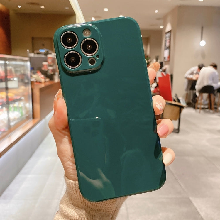 Glossy Straight-Edge TPU Phone Case, For iPhone 12 Pro