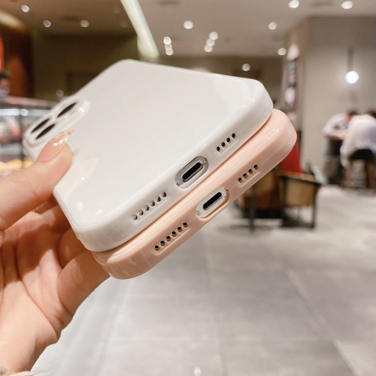 Glossy Straight-Edge TPU Phone Case, For iPhone 12 Pro