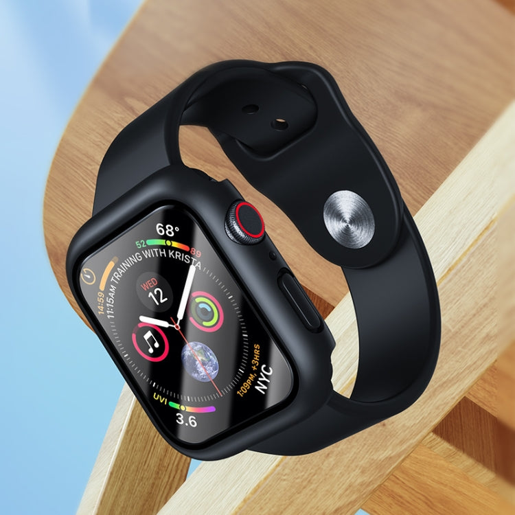 ROCK 2 in 1 PC Frame + Tempered Glass Protector Case, For Apple Watch Series 9 / 8 / 7 41mm, For Apple Watch Series 9 / 8 / 7 45mm