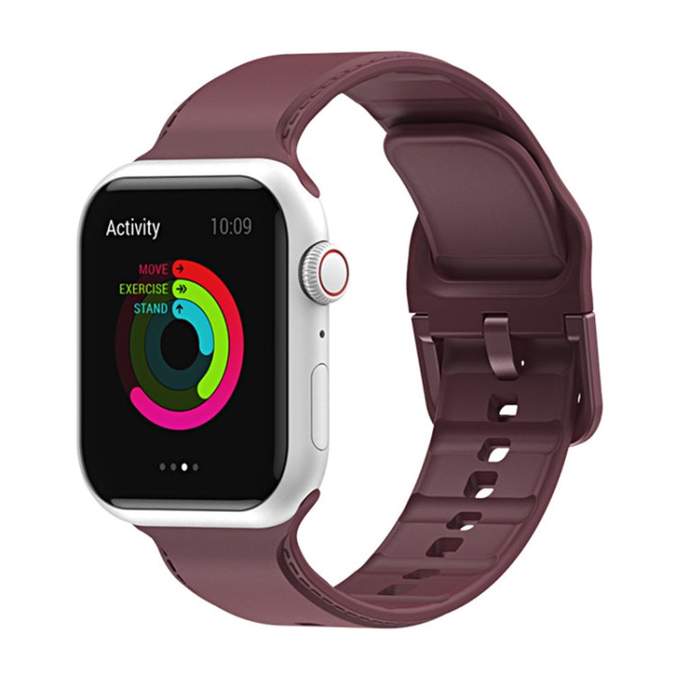 Silicone Watchband For Apple Watch Series, 7 41mm / 6&SE&5&4 40mm / 3&2&1 38mm, 7 45mm / 6&SE&5&4 44mm / 3&2&1 42mm
