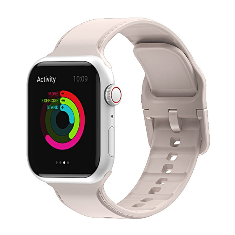 Silicone Watchband For Apple Watch Series, 7 41mm / 6&SE&5&4 40mm / 3&2&1 38mm, 7 45mm / 6&SE&5&4 44mm / 3&2&1 42mm