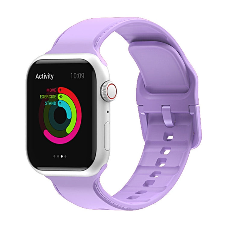 Silicone Watchband For Apple Watch Series, 7 41mm / 6&SE&5&4 40mm / 3&2&1 38mm, 7 45mm / 6&SE&5&4 44mm / 3&2&1 42mm