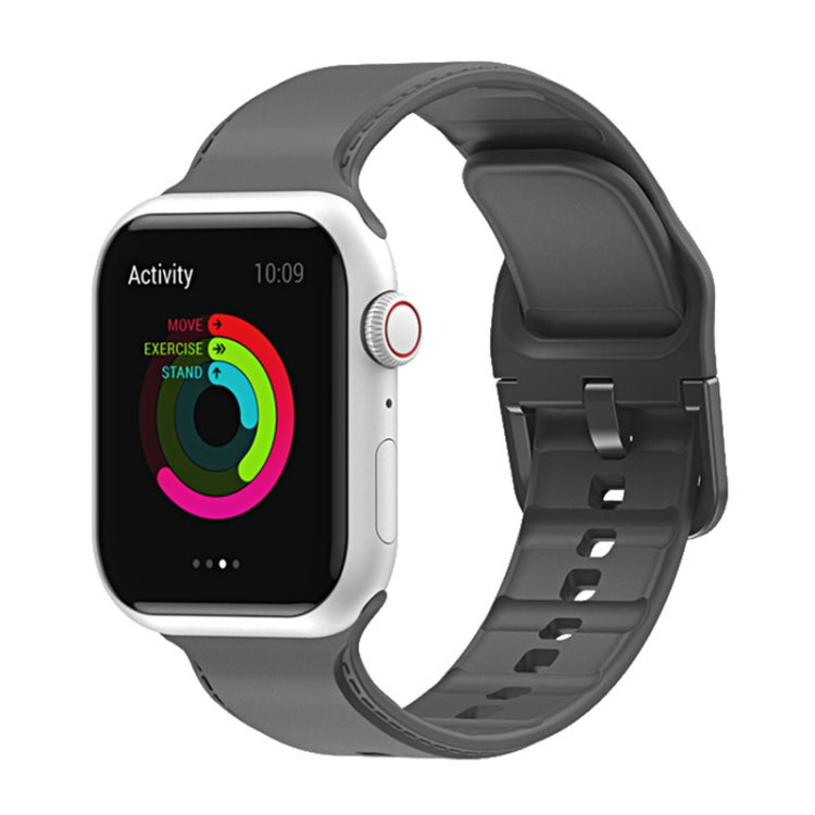 Silicone Watchband For Apple Watch Series, 7 41mm / 6&SE&5&4 40mm / 3&2&1 38mm, 7 45mm / 6&SE&5&4 44mm / 3&2&1 42mm