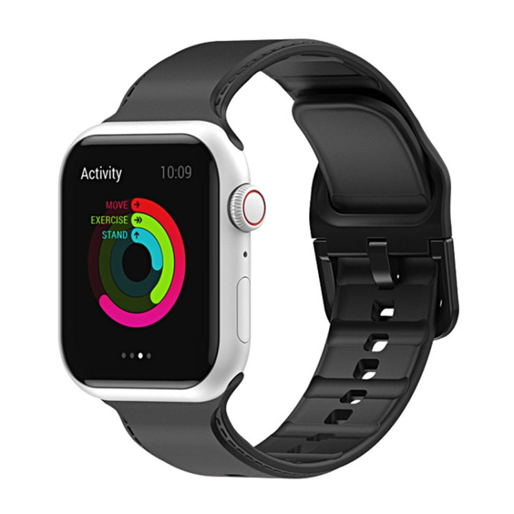 Silicone Watchband For Apple Watch Series, 7 41mm / 6&SE&5&4 40mm / 3&2&1 38mm, 7 45mm / 6&SE&5&4 44mm / 3&2&1 42mm