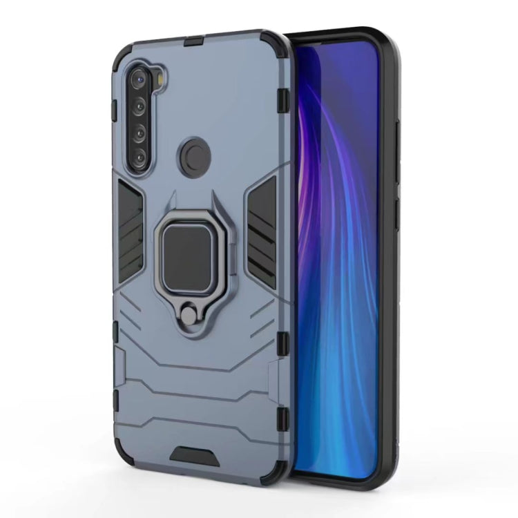 For Xiaomi Note 8T PC + TPU Shockproof Protective Case with Magnetic Ring Holder, For Xiaomi Redmi Note 8T
