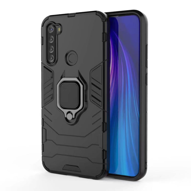 For Xiaomi Note 8T PC + TPU Shockproof Protective Case with Magnetic Ring Holder, For Xiaomi Redmi Note 8T