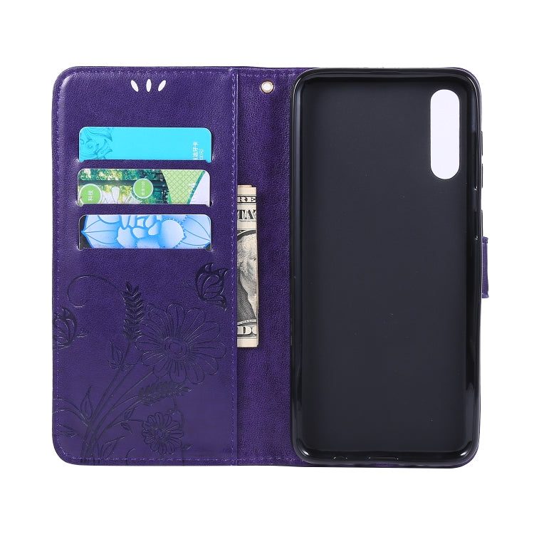 Ant Dating Series Mobile Phone Leather Case with Stand & Card Slot & Wallet, For Galaxy A50
