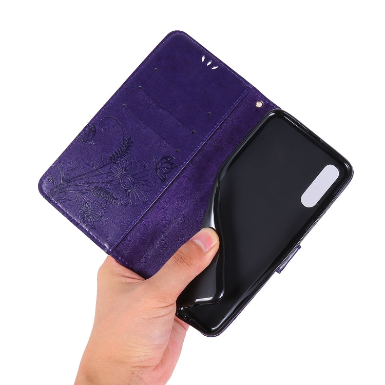 Ant Dating Series Mobile Phone Leather Case with Stand & Card Slot & Wallet, For Galaxy A50