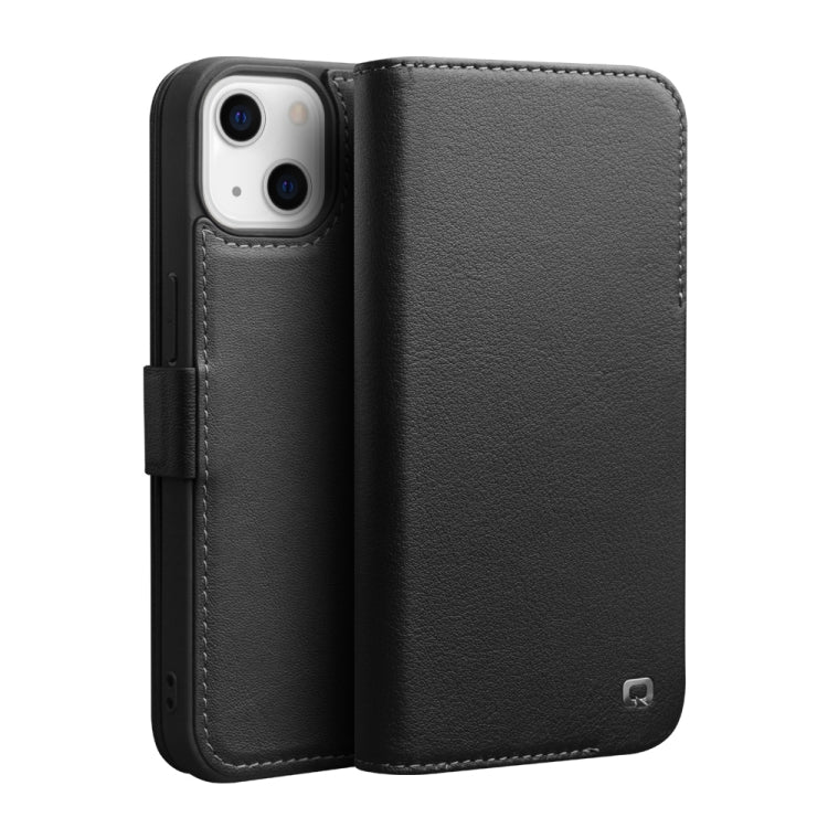 QIALINO Magnetic Buckle Leather Phone Case, For iPhone 13 mini, For iPhone 13 Pro, For iPhone 13 Pro Max
