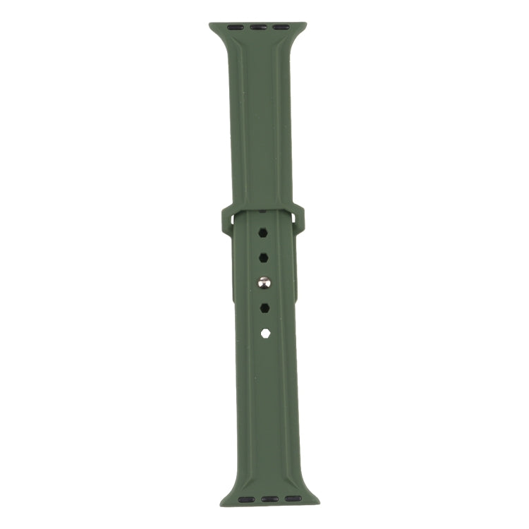 King Kong Silicone Watchband For Apple Watch Series, 7 41mm / 6&SE&5&4 40mm / 3&2&1 38mm