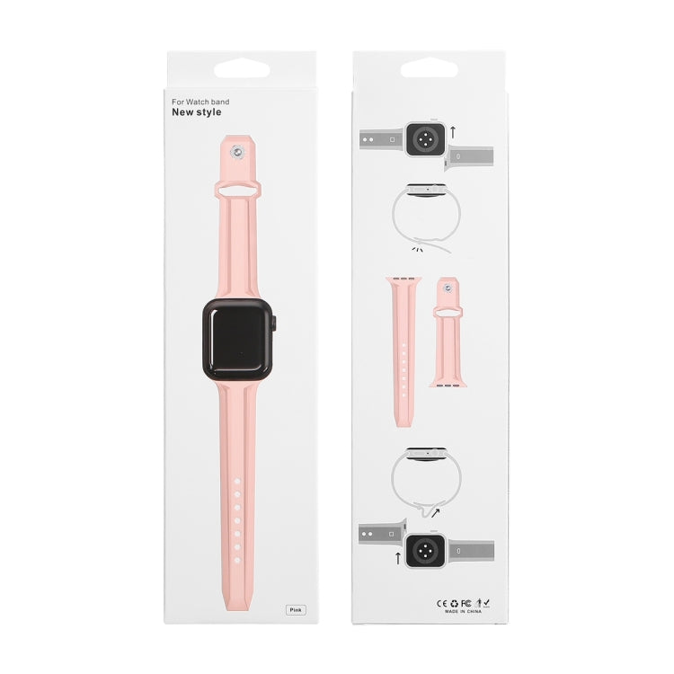 King Kong Silicone Watchband For Apple Watch Series, 7 41mm / 6&SE&5&4 40mm / 3&2&1 38mm