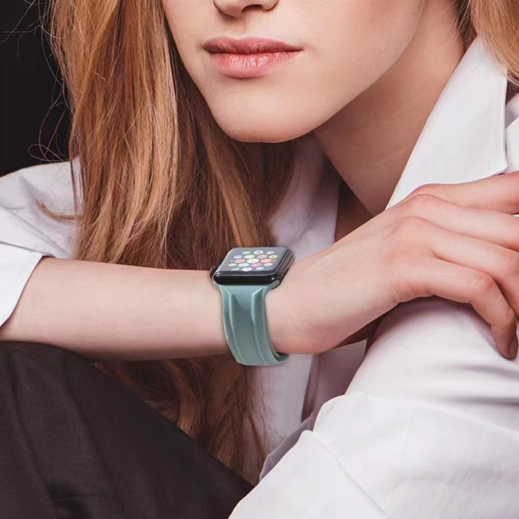 King Kong Silicone Watchband For Apple Watch Series, 7 45mm / 6&SE&5&4 44mm / 3&2&1 42mm