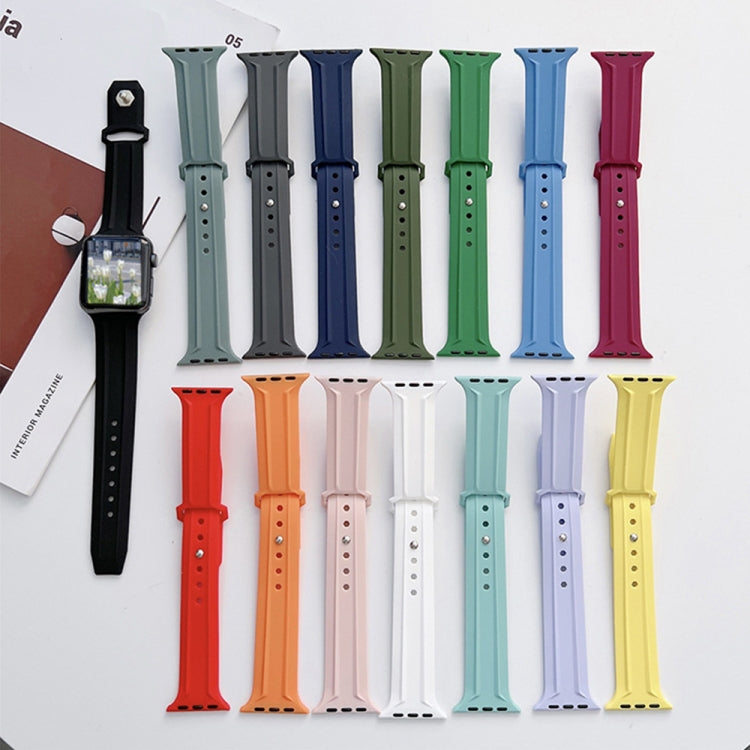 King Kong Silicone Watchband For Apple Watch Series, 7 45mm / 6&SE&5&4 44mm / 3&2&1 42mm